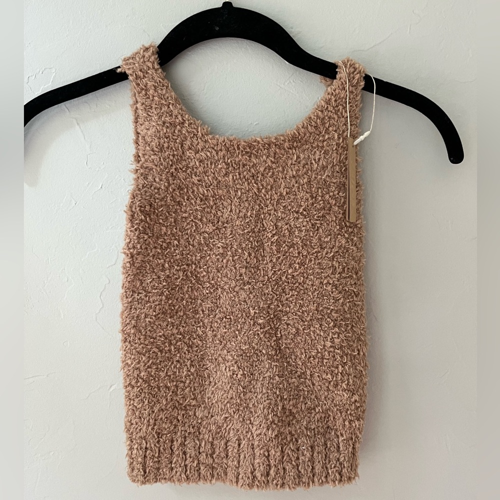 🤎SKIMS GIRLS COZY TANK IN CAMEL 4/5
